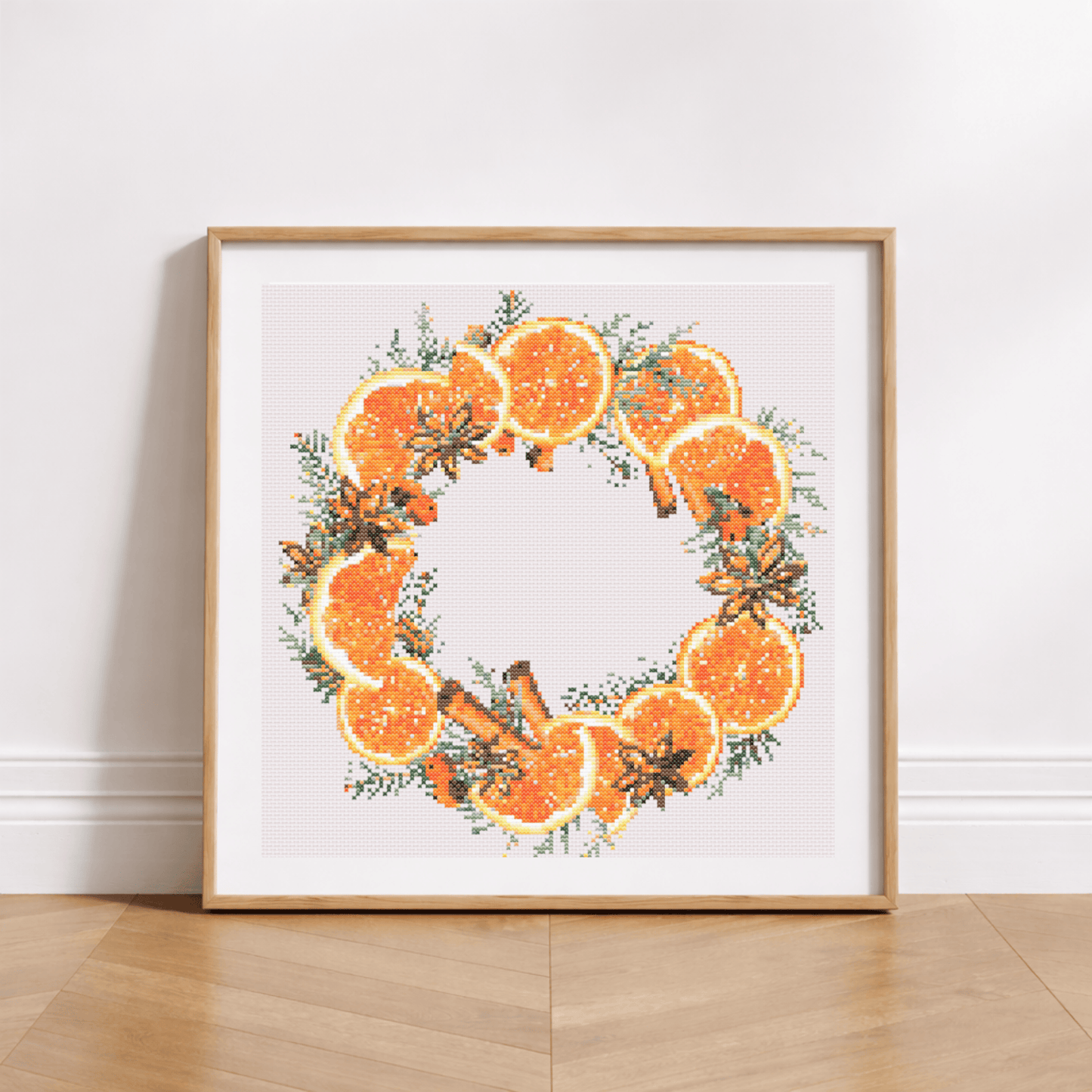 Couronne de Noël avec des Oranges