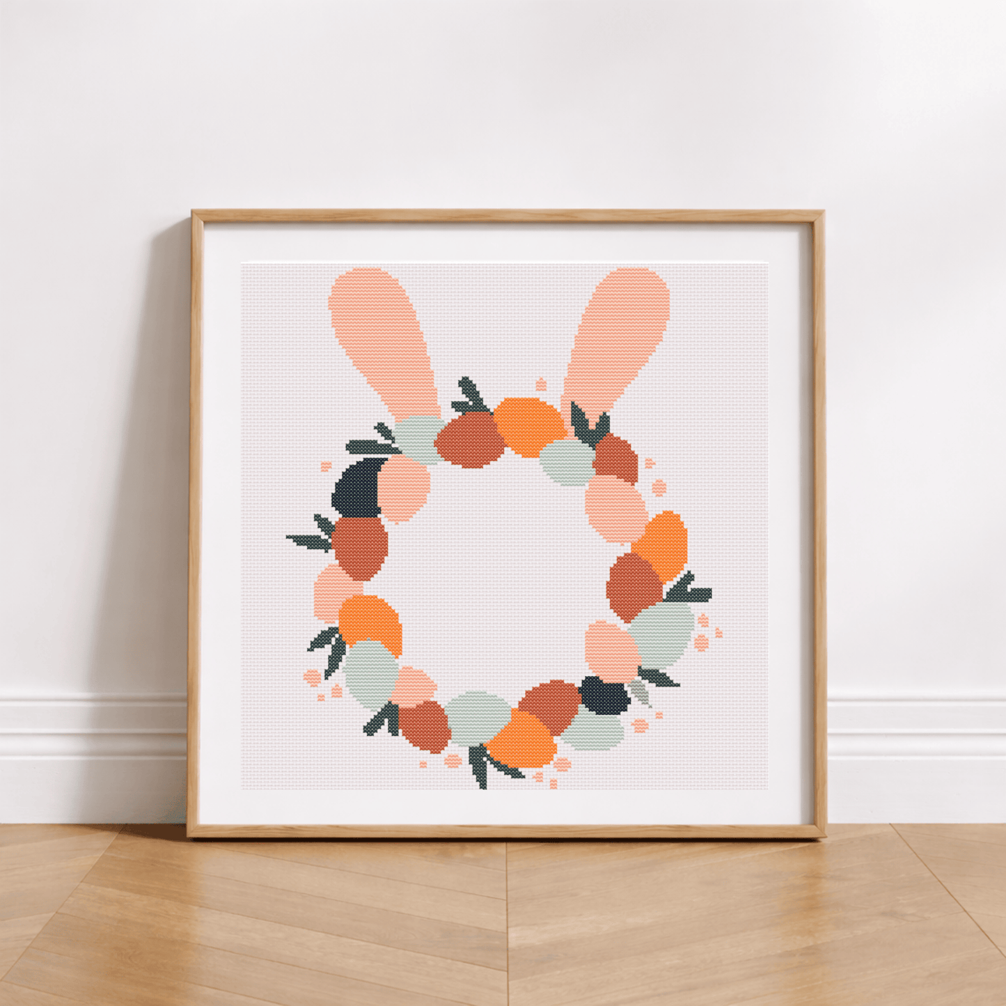 Easter Wreath With Bunny Ears