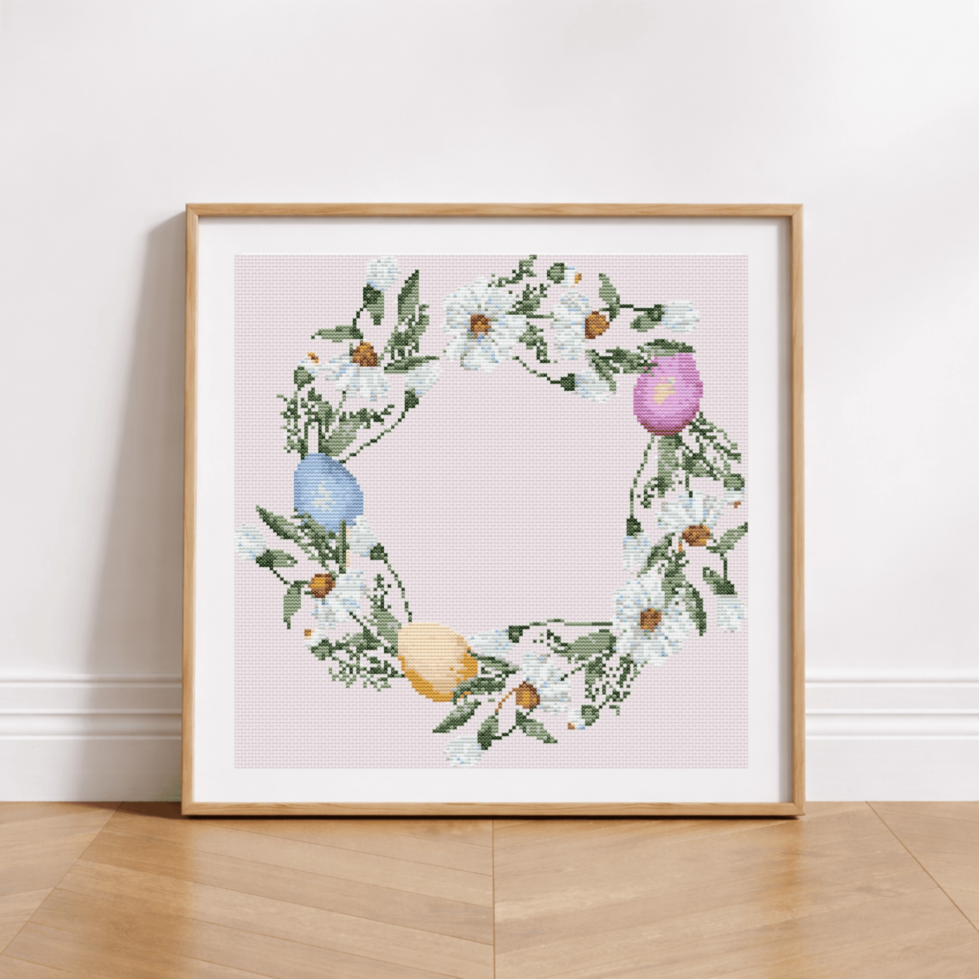 Couronne de Pâques avec Marguerites