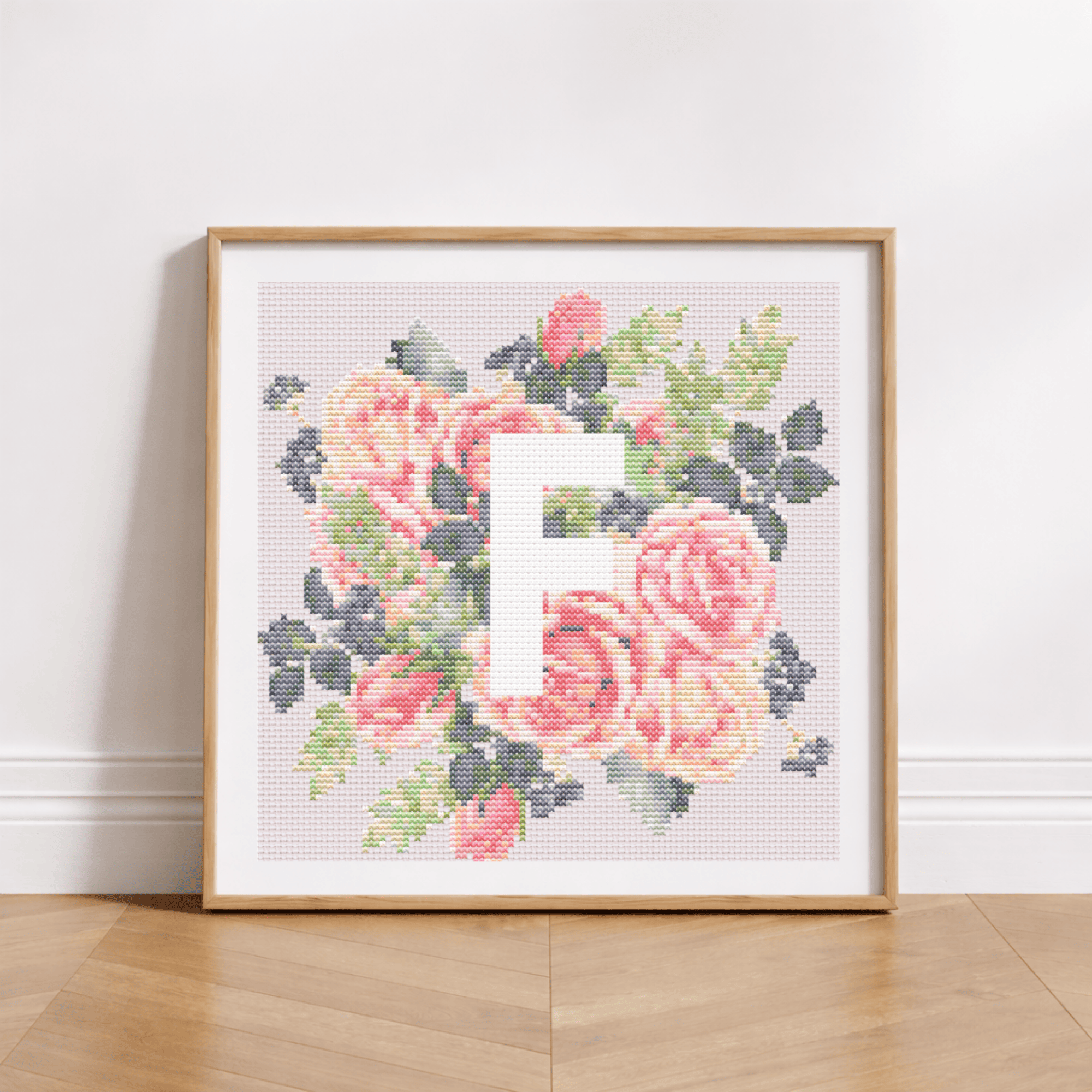 Initiale avec Bouquet de Roses