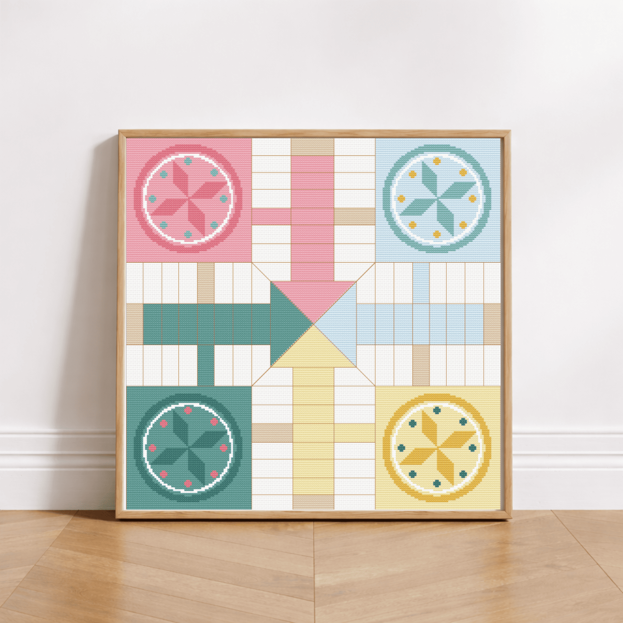 Parcheesi pastel