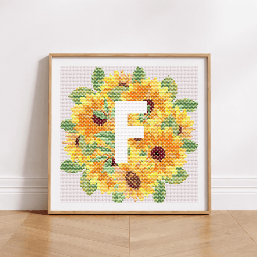 Inicial con Girasoles