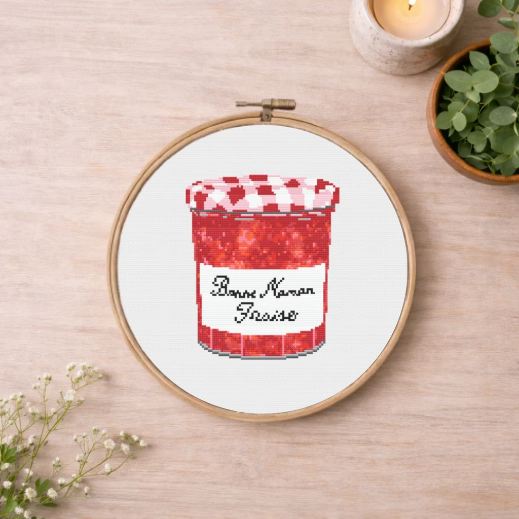 Erdbeermarmelade Glas