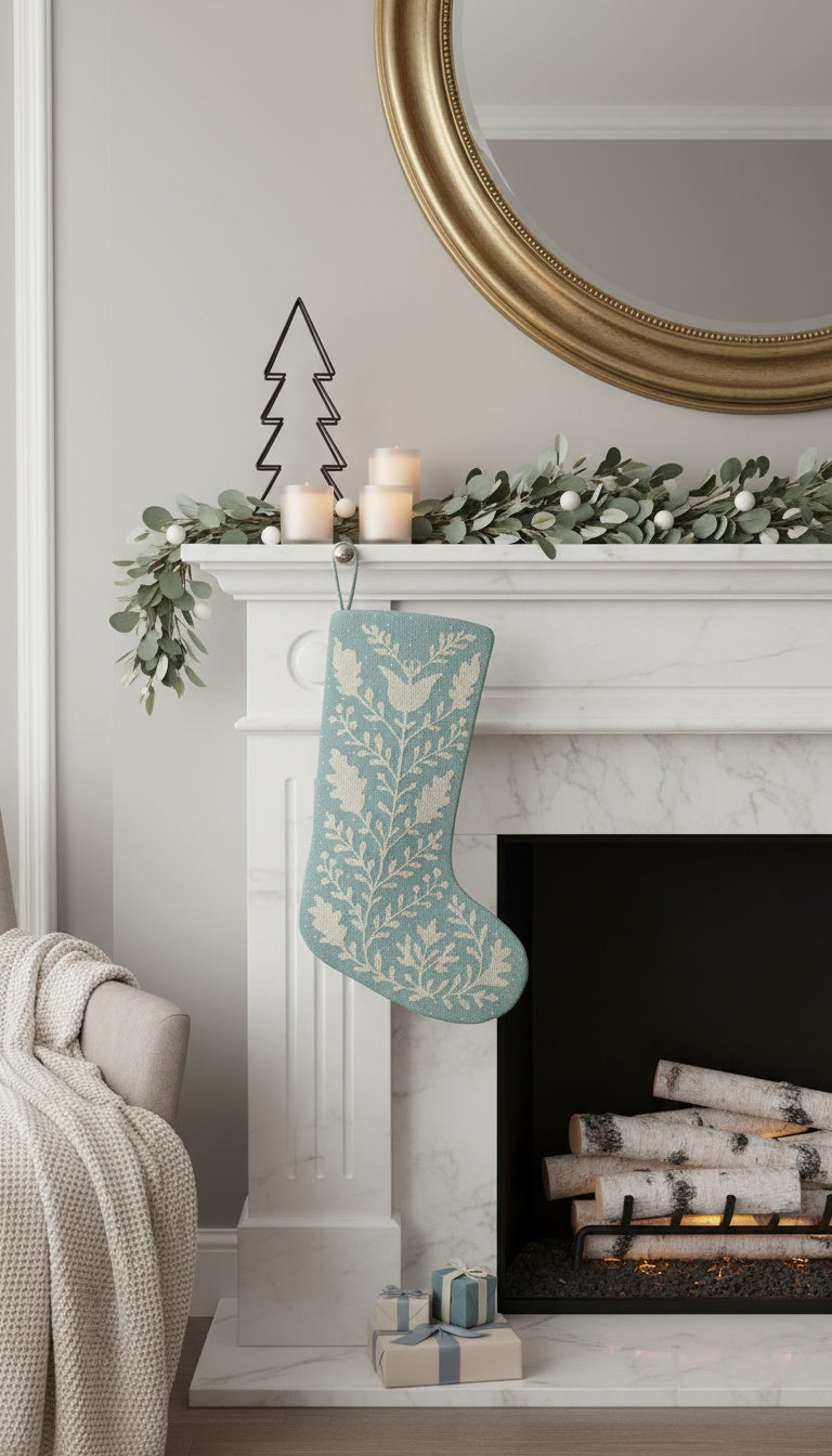 Christmas Stocking: Winter Flowers