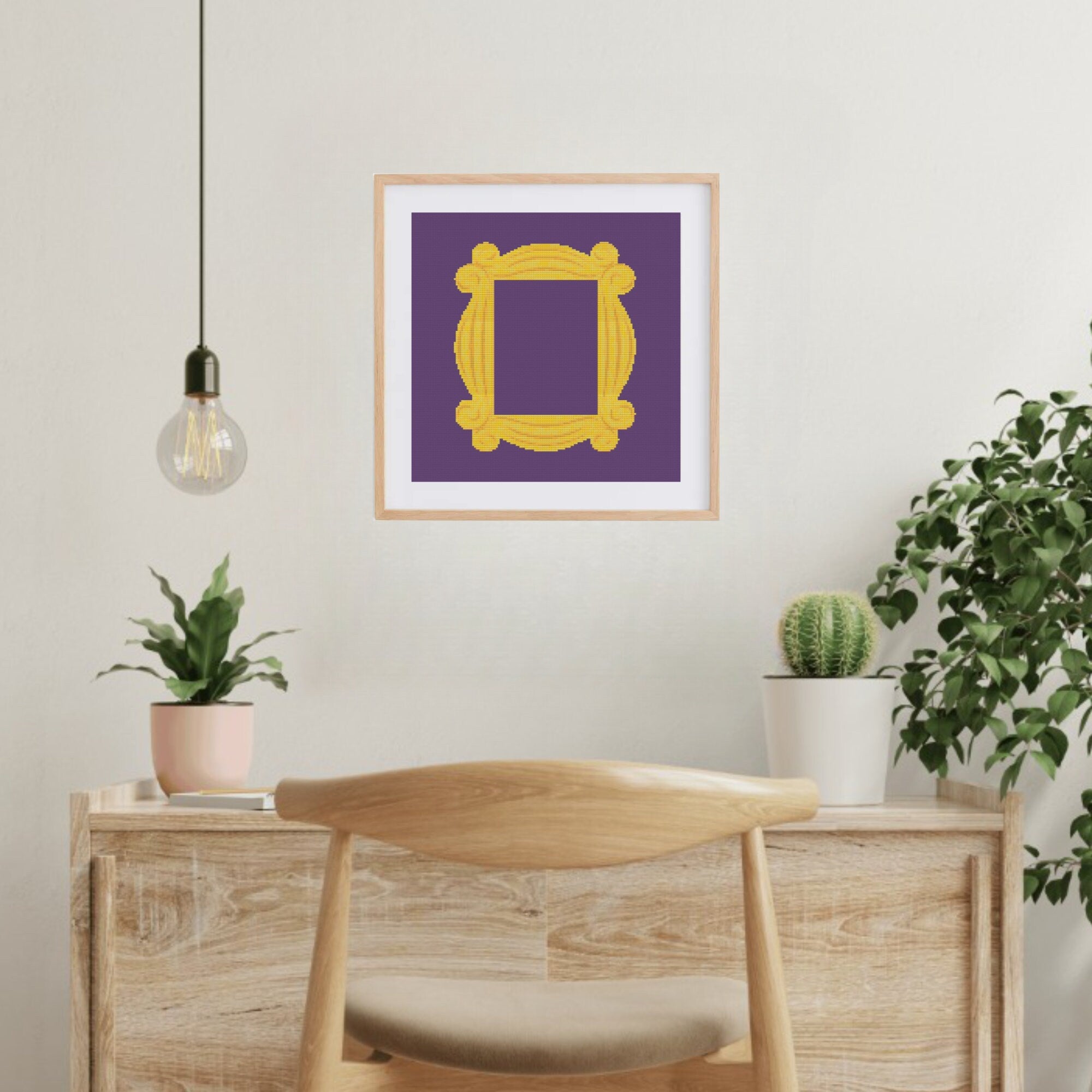 Friends Frame Cross Stitch Pattern 