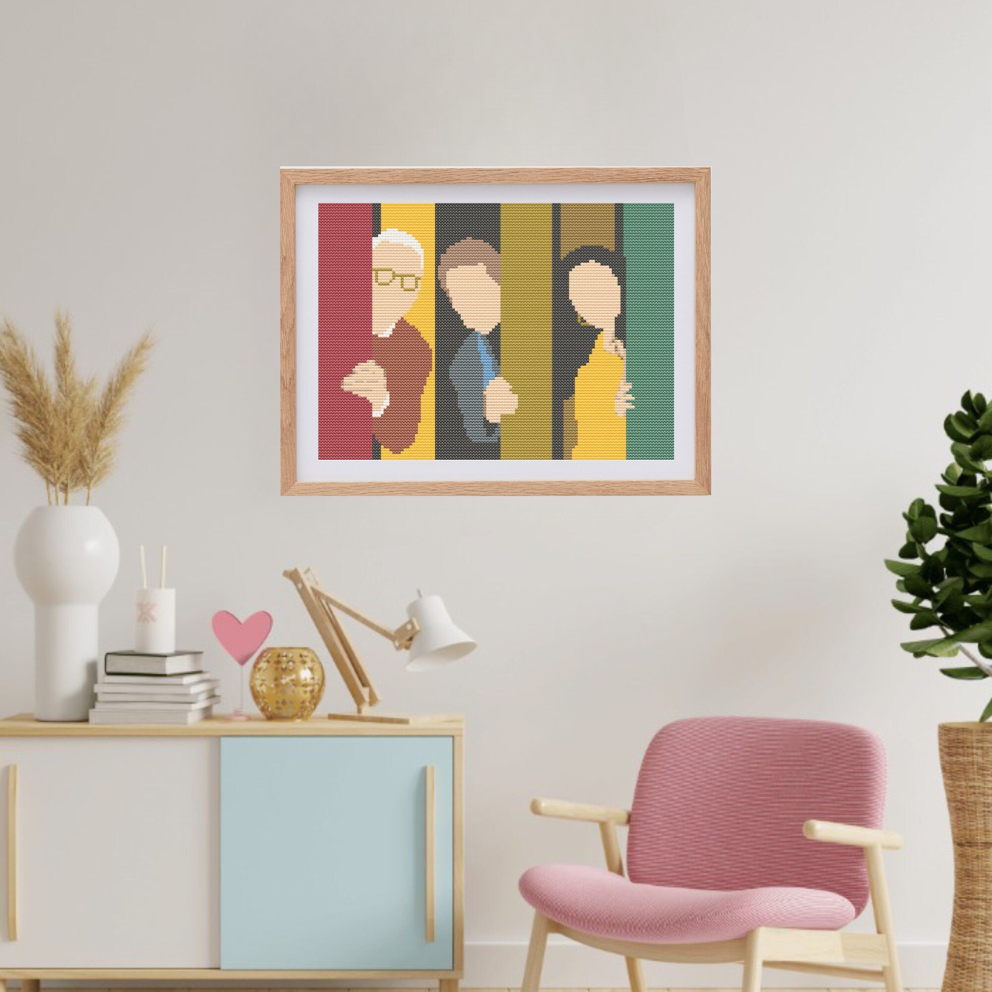 Only Murders in The Building Cross Stitch Pattern | Selena Gomez Cross Stitch Chart | Only Muders Cross Stitch