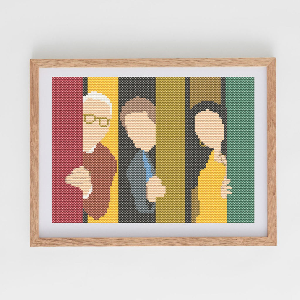 Only Murders in The Building Cross Stitch Pattern | Selena Gomez Cross Stitch Chart | Only Muders Cross Stitch